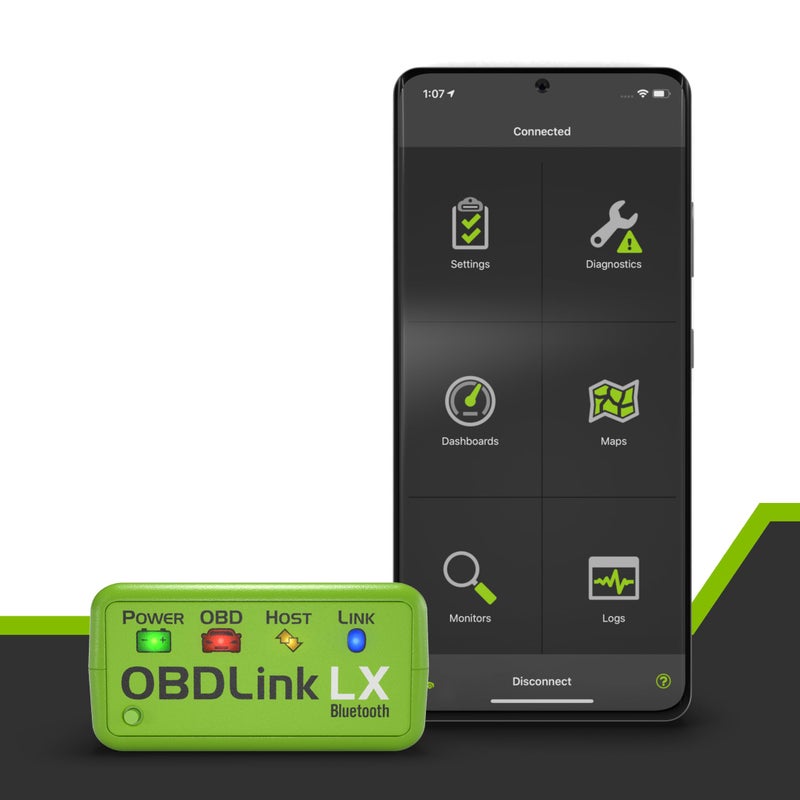 OBDLink LX Bluetooth 3.0 OBD2 Adapter for Motoscan, Torque, Hybrid Assistant (Android Only), OBD II Diagnostic Scanner - Image 3